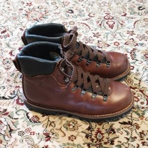 Men Leather Work Boots Arizona Jean Co Top Grade Cushioned Oil Resistant retro